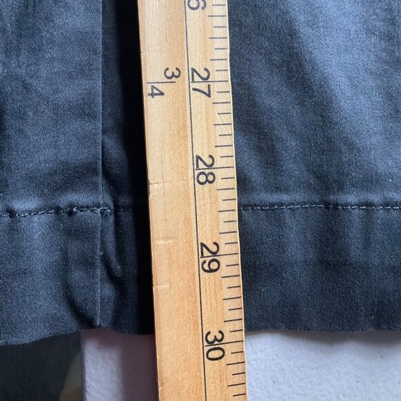 Calvin Klein Womens 8 Black Wide-Leg Cargo Pants High Waist Relaxed - Picture 9 of 12